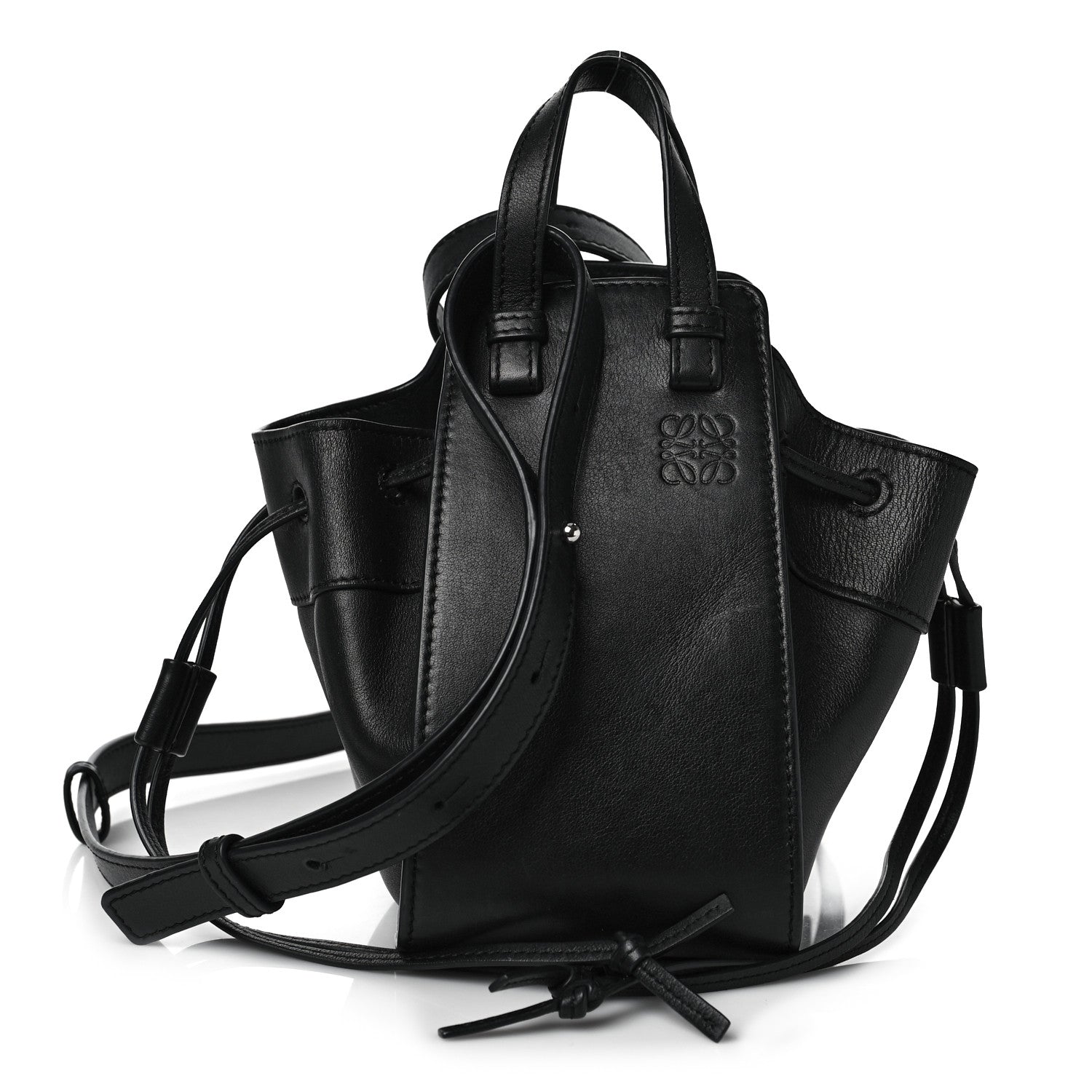Loewe Calfskin Mini Hammock Shoulder Bag Black 1 of 8