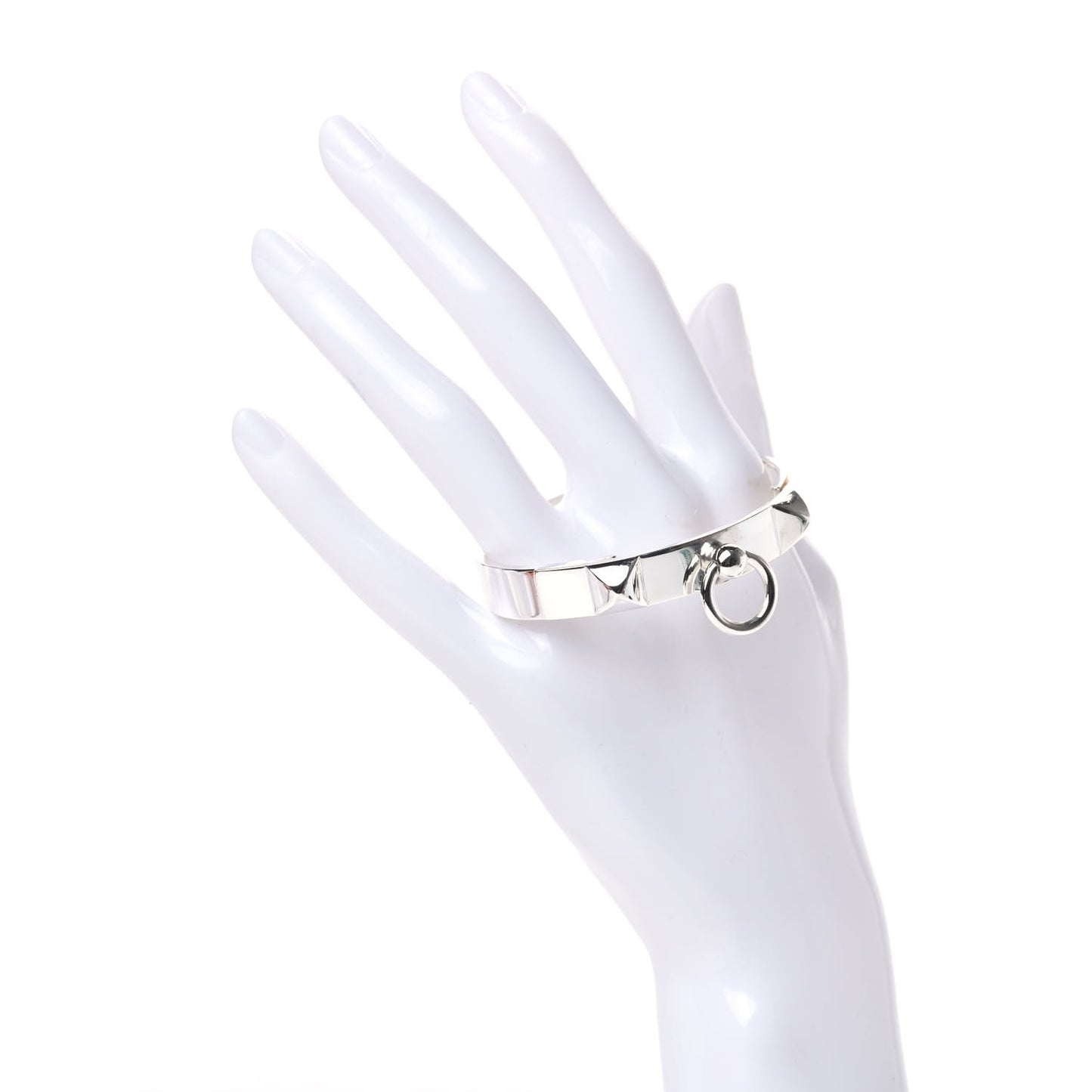 Sterling Silver PM Collier De Chien Bracelet XS