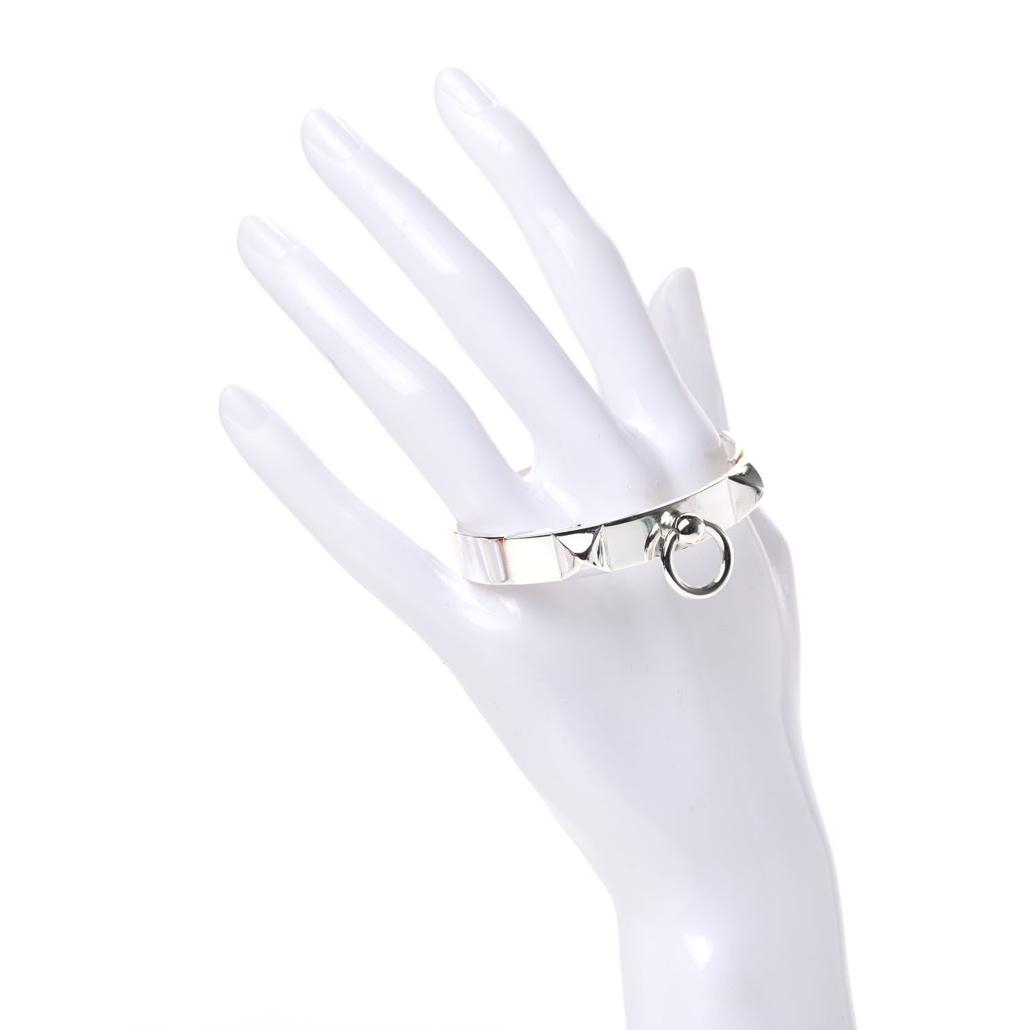 Hermes Sterling Silver PM Collier De Chien Bracelet XS 2 of 6