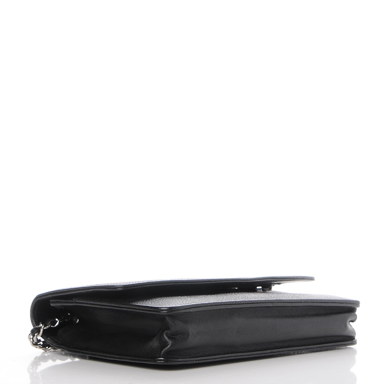 Chanel Caviar Timeless CC Wallet On Chain WOC Black 4 of 9