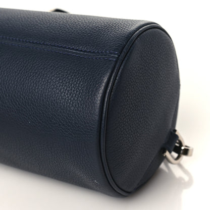 Christian Dior HOMME Grained Calfskin Mens Roller Pouch Blue 8 of 8