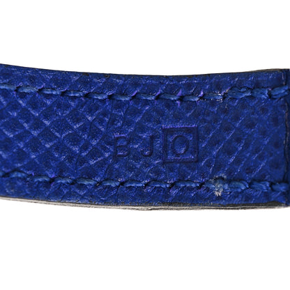 Hermes Epsom Baby Pavane Double Tour Bracelet S Bleu Electrique 5 of 6
