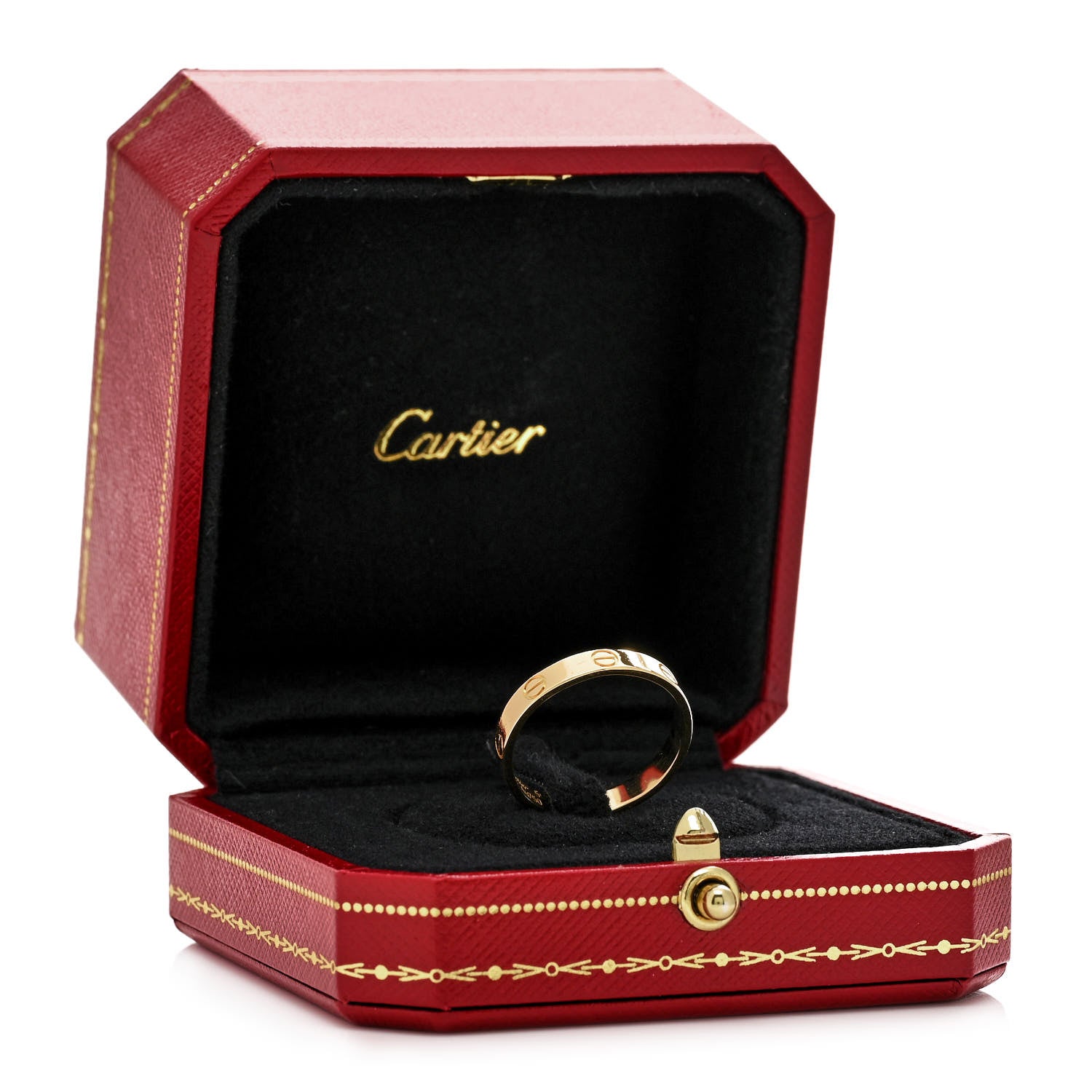 Cartier 18K Yellow Gold 3.5mm LOVE Wedding Band Ring 59 8.75 5 of 5