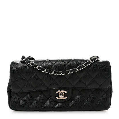 Chanel Caviar Quilted East West Flap Black 1 of 10