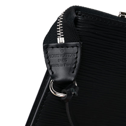 Louis Vuitton Epi Pochette Accessories 24 Black 6 of 10