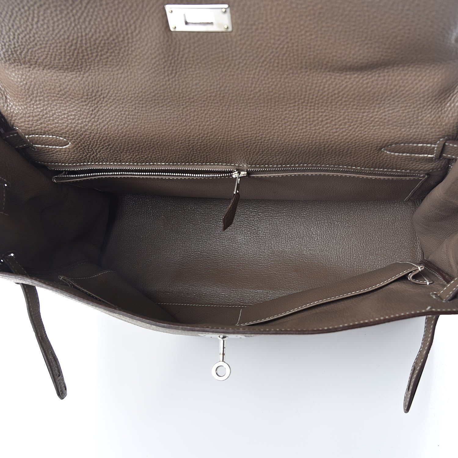 Hermes Togo Kelly Retourne 35 Etoupe 6 of 36