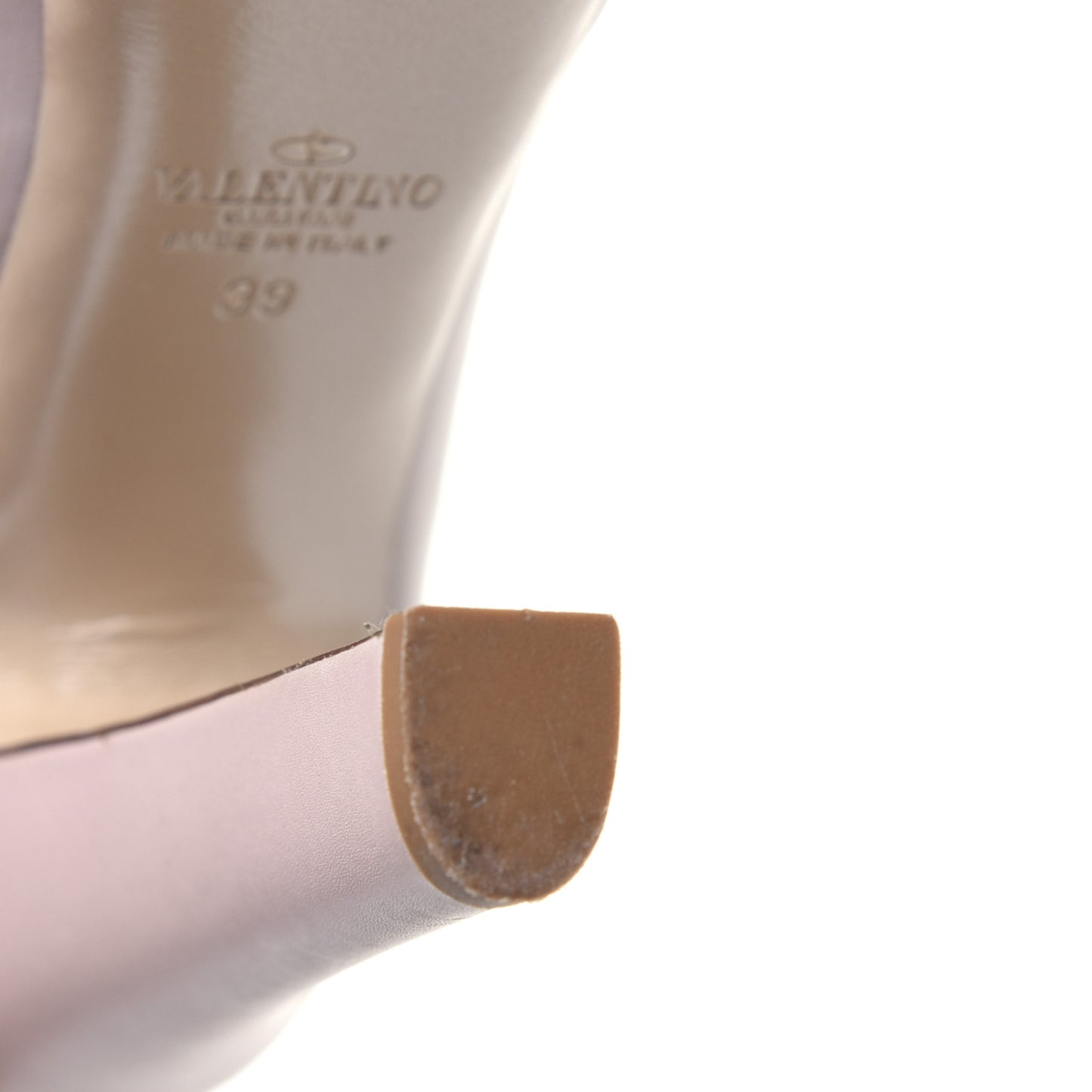 Calfskin Platform Pumps 39 Poudre