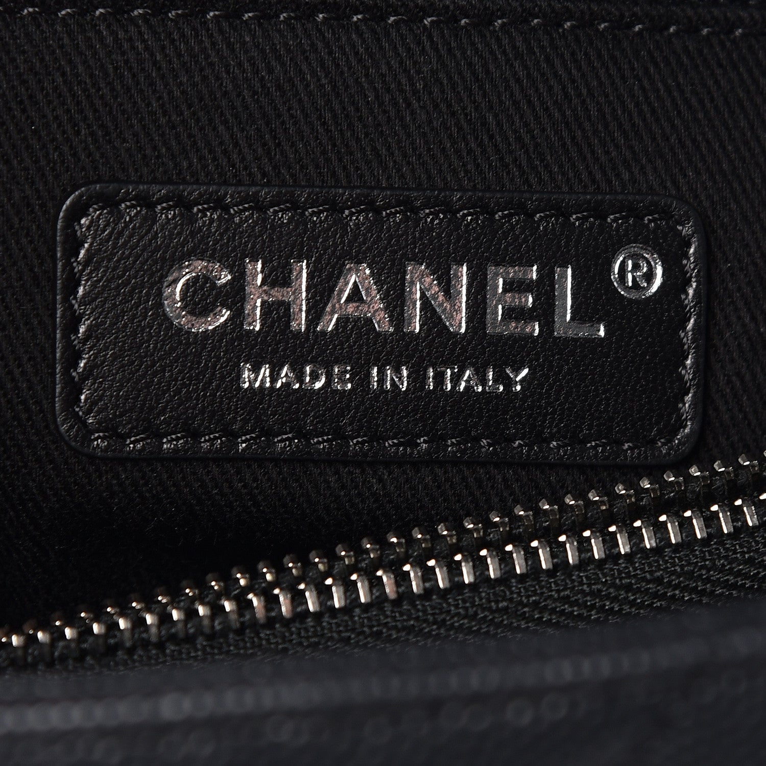 Chanel Caviar Chevron Quilted Small Coco Handle Flap Dark Grey 9 of 11