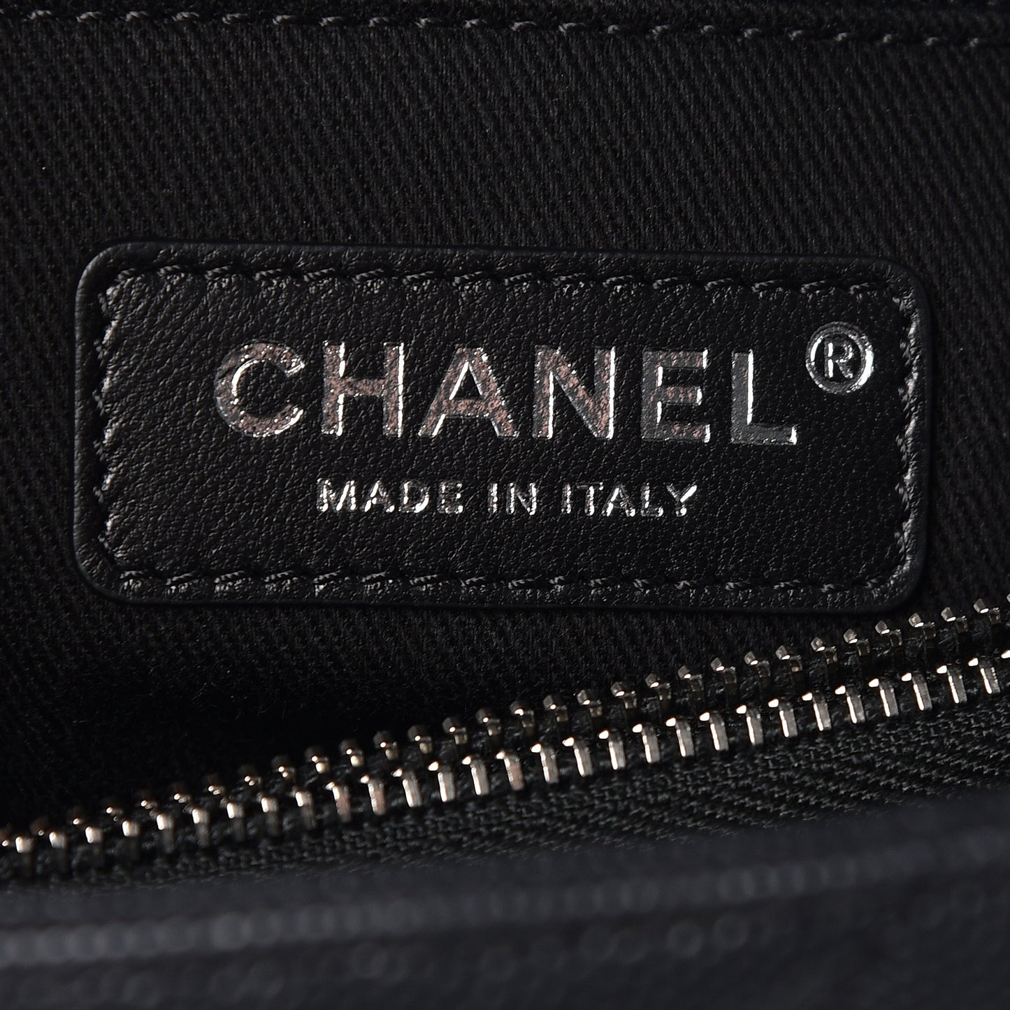 Caviar Chevron Quilted Small Coco Handle Flap Dark Grey