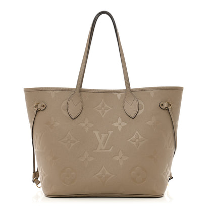 Louis Vuitton Empreinte Monogram Giant Neverfull MM Tourterelle 1 of 9