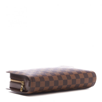 Louis Vuitton Damier Ebene Pochette Saint Louis Clutch 4 of 8