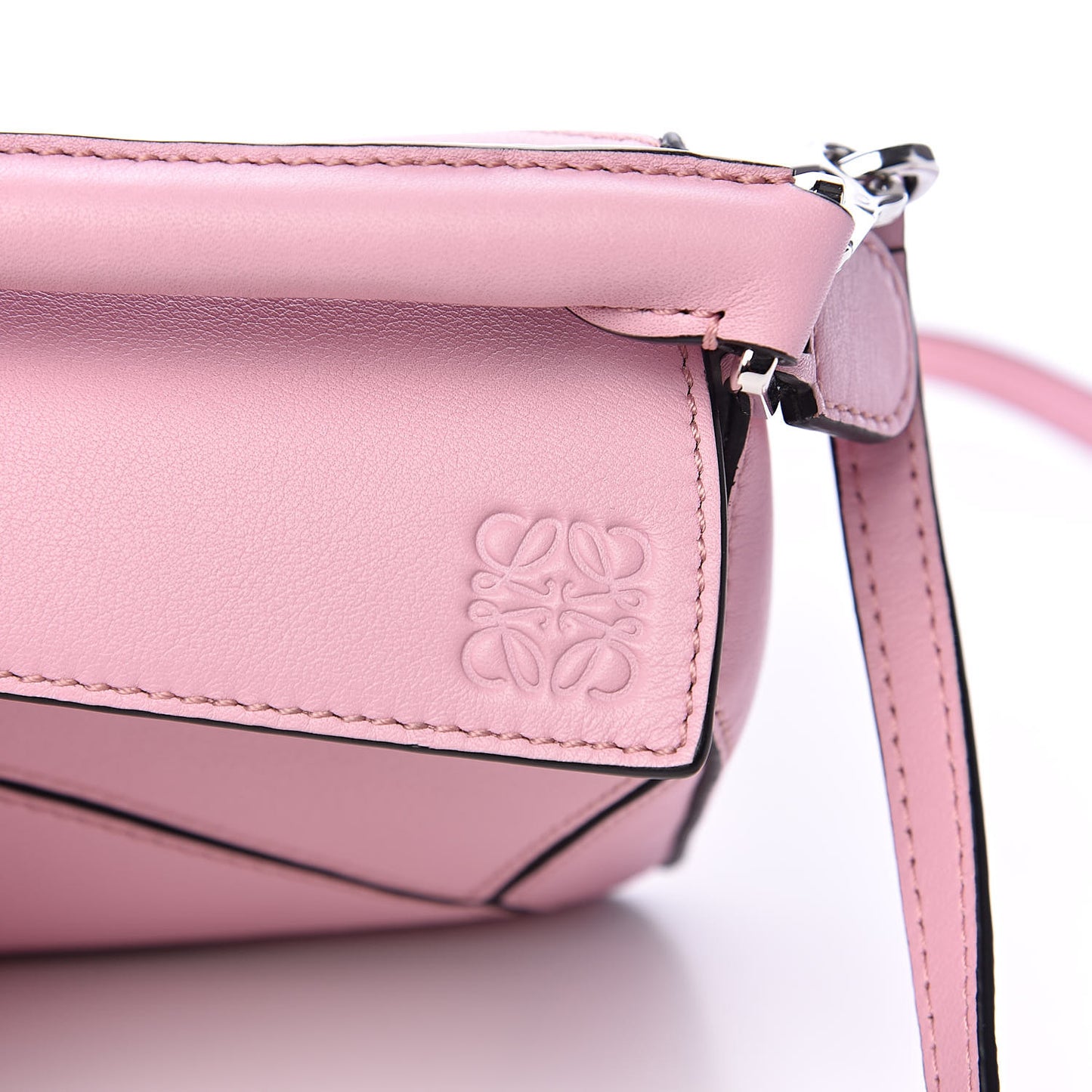 Calfskin Mini Puzzle Bag Pastel Pink
