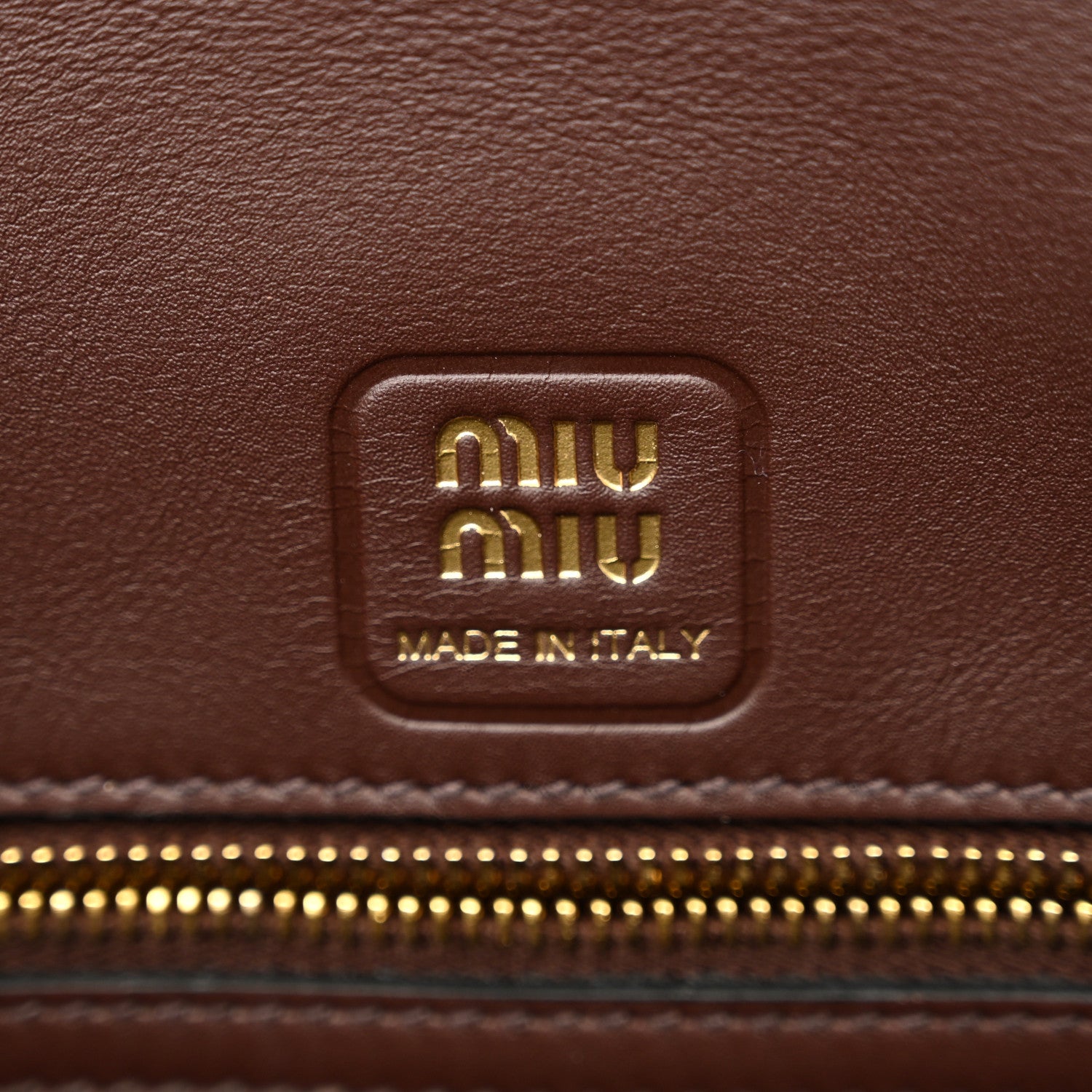 Miu Miu Fine Calf Penny Shoulder Bag Radica 6 of 10