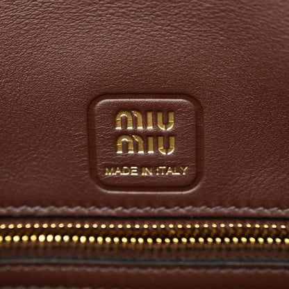 Miu Miu Fine Calf Penny Shoulder Bag Radica 6 of 10