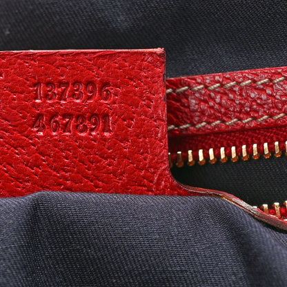Gucci Monogram Medium Jolicoeur Tote Navy Red 7 of 14
