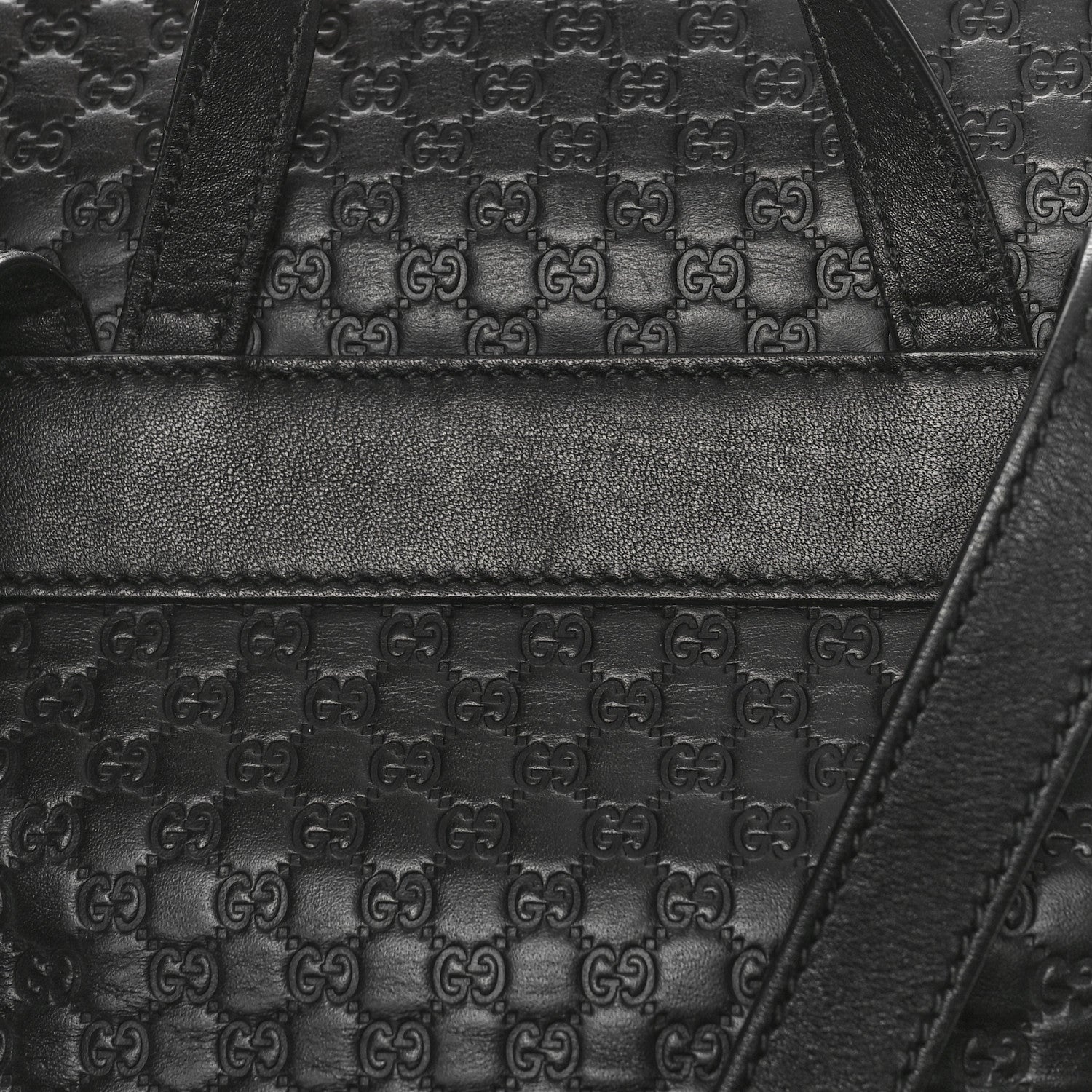 Gucci Microguccissima Drawstring Backpack Black 12 of 15