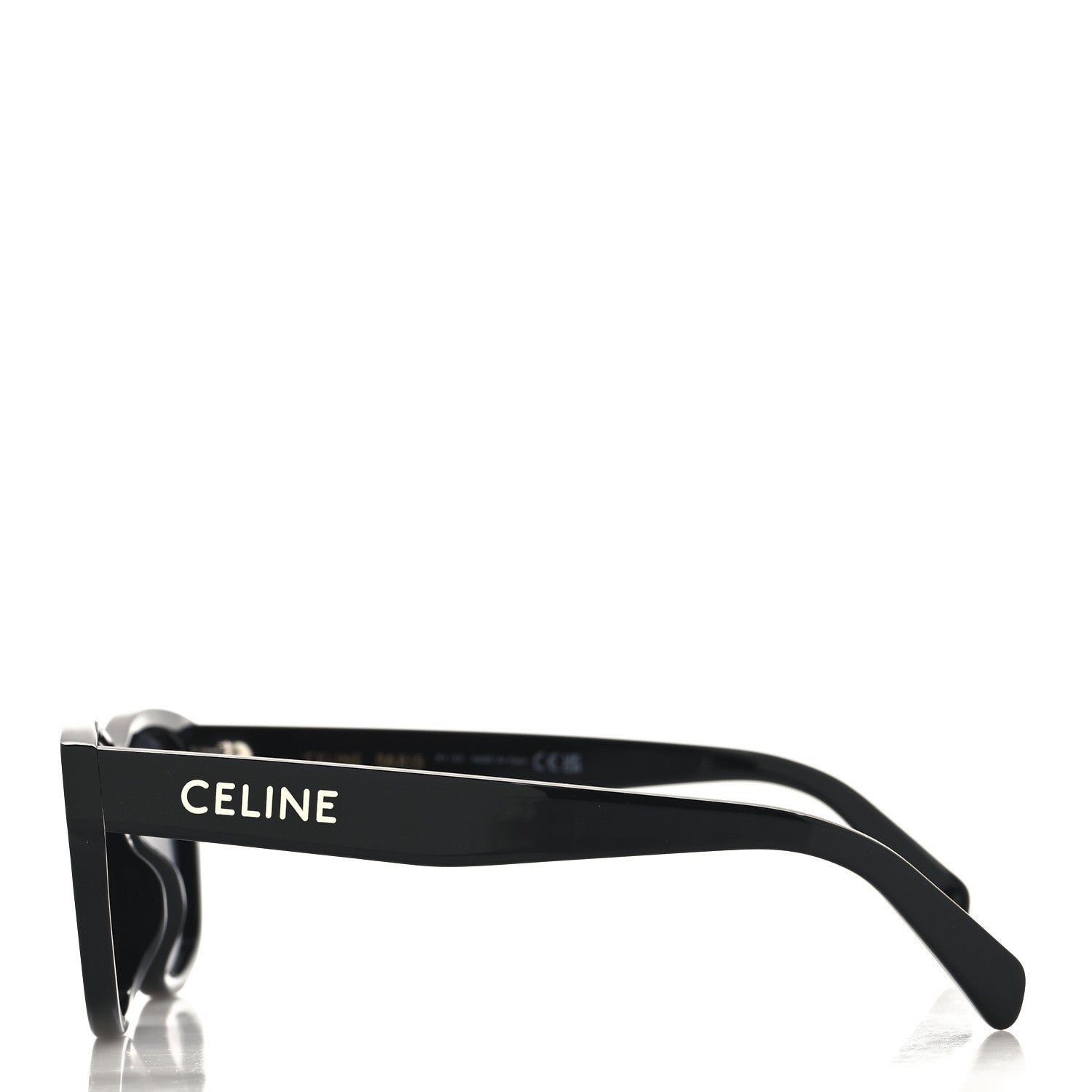 Celine Acetate Square Sunglasses CL40249U-Y Black 3 of 7
