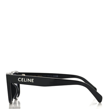 Celine Acetate Square Sunglasses CL40249U-Y Black 3 of 7