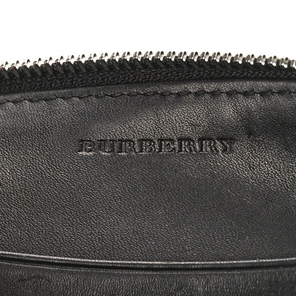 Burberry Mega Check Peyton Crossbody Clutch Bag Black 6 of 8