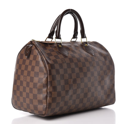 Louis Vuitton Damier Ebene Speedy 30 3 of 16