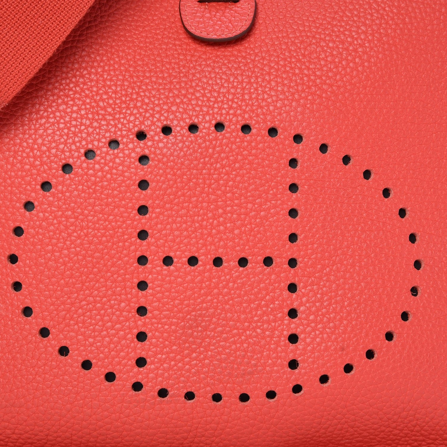 Hermes Taurillon Clemence Evelyne III PM Rouge Pivoine 9 of 16