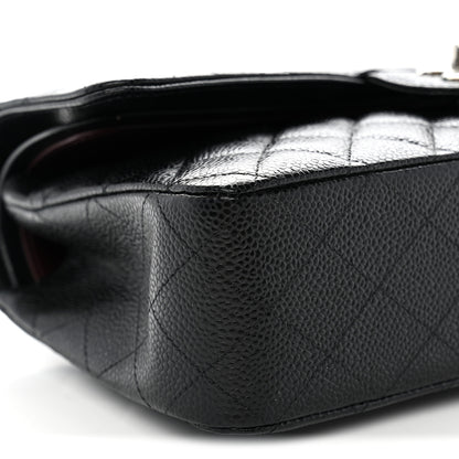 Chanel Caviar Quilted Medium Double Flap Black 8 of 10