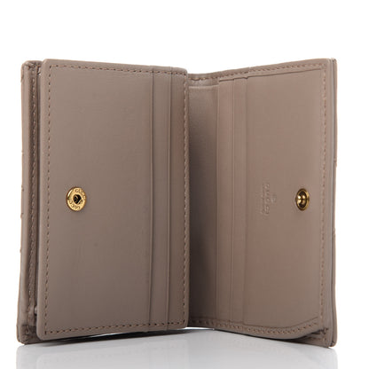 Gucci Calfskin Matelasse GG Marmont Card Case Wallet Porcelain Rose 5 of 8