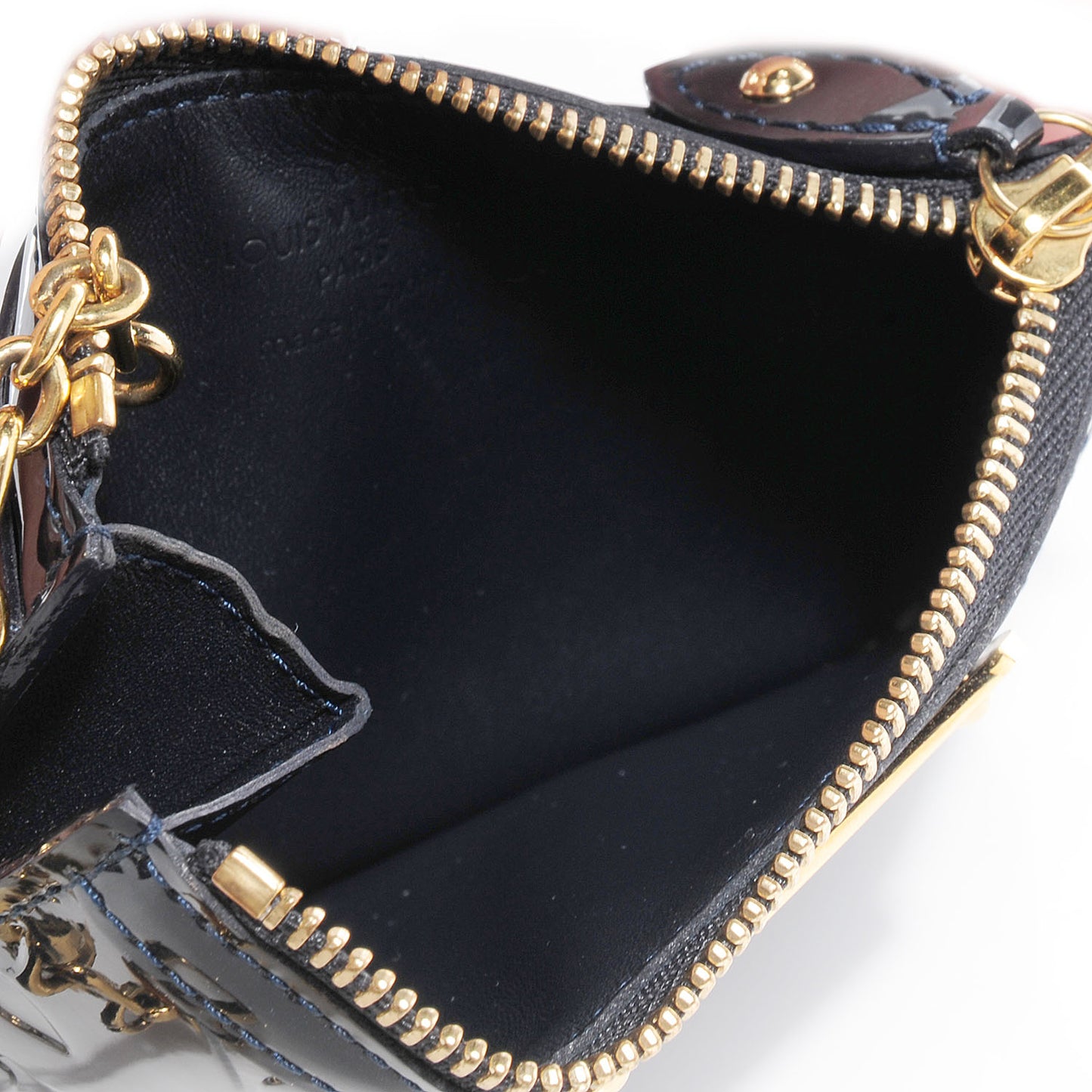 Vernis Key Pouch Blue Nuit