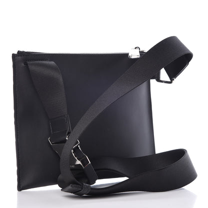 Fendi Vitello Century Bi-Color FF 1974 Embossed Messenger Maya Black 2 of 8