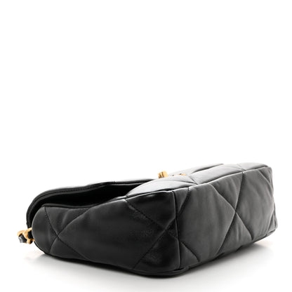Chanel Lambskin Quilted Medium Chanel 19 Flap Black 4 of 10