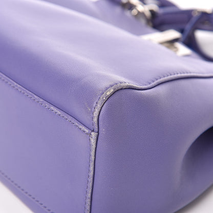 Fendi Nappa Mini Peekaboo Iconic Satchel Viola Cassis 9 of 12