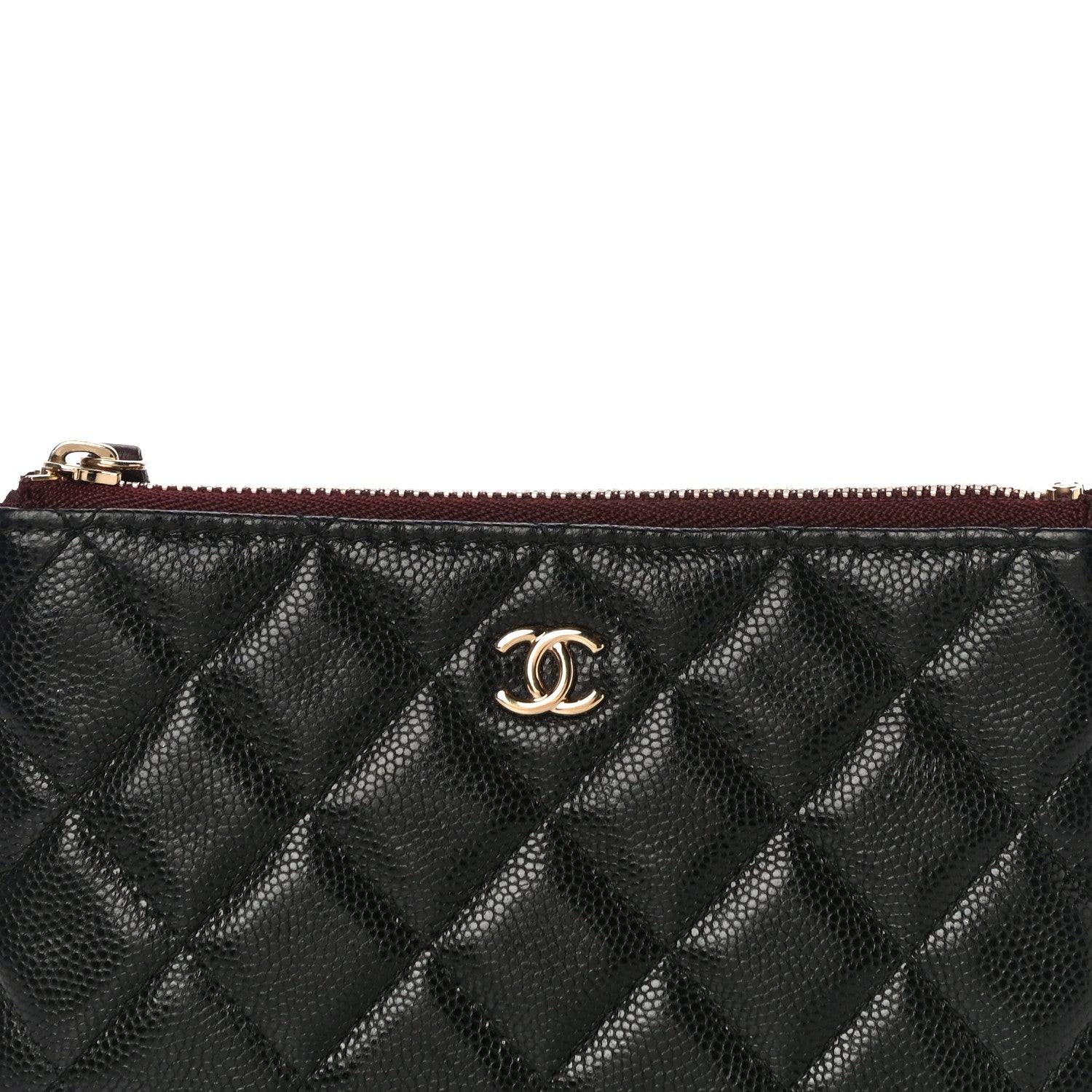 Chanel Caviar Quilted Small Cosmetic Case Black 8 of 12