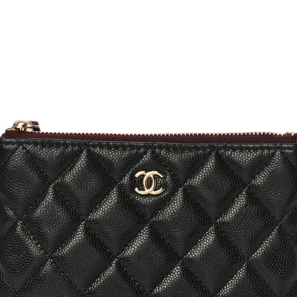Chanel Caviar Quilted Small Cosmetic Case Black 8 of 12
