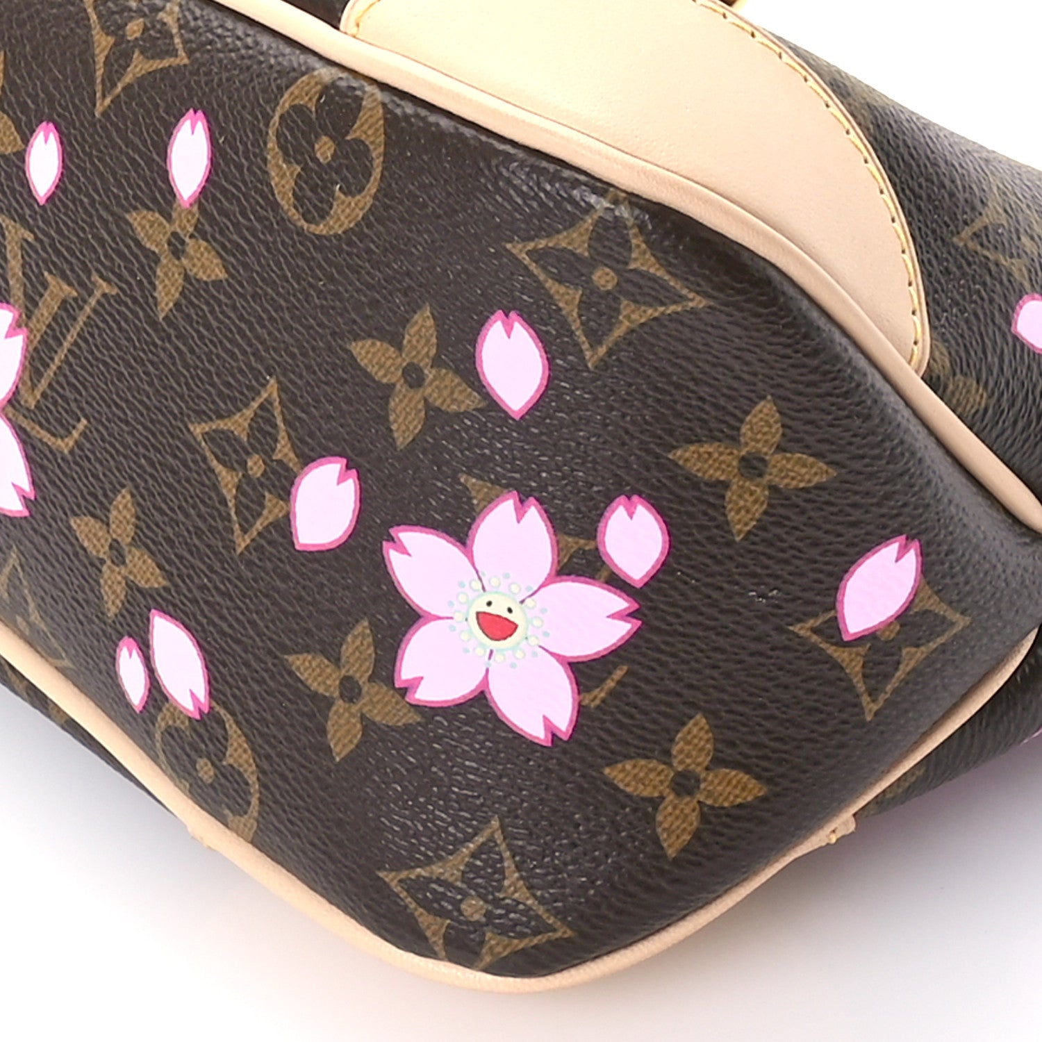 Louis Vuitton LV X TM Monogram Cherry Blossom Boulogne Sakura Brown 9 of 9