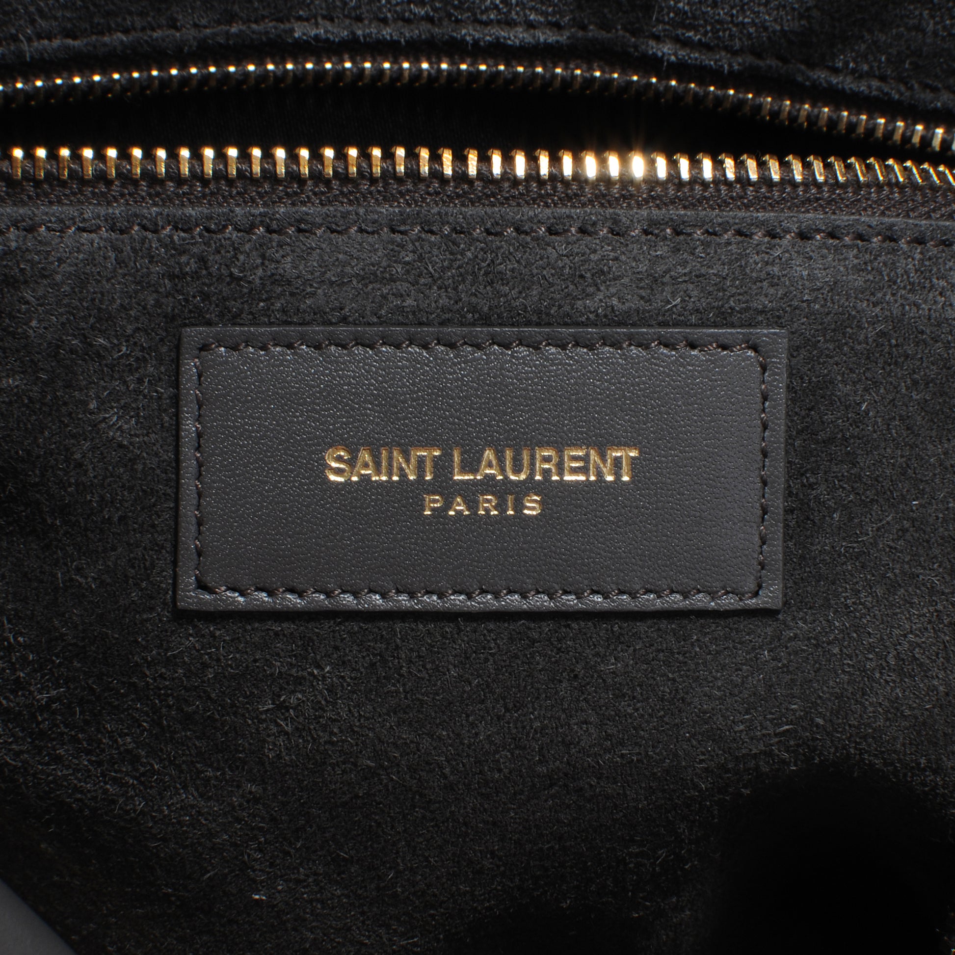 Saint Laurent Leather Classic Duffle 6 Bag Gray 6 of 8