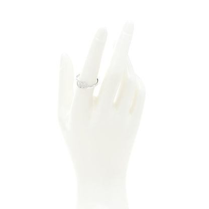 Gucci 18K White Gold Diamond Running Double G Ring 54 7 2 of 6