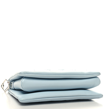 Louis Vuitton Lambskin Embossed Monogram Coussin PM Bleu 4 of 11