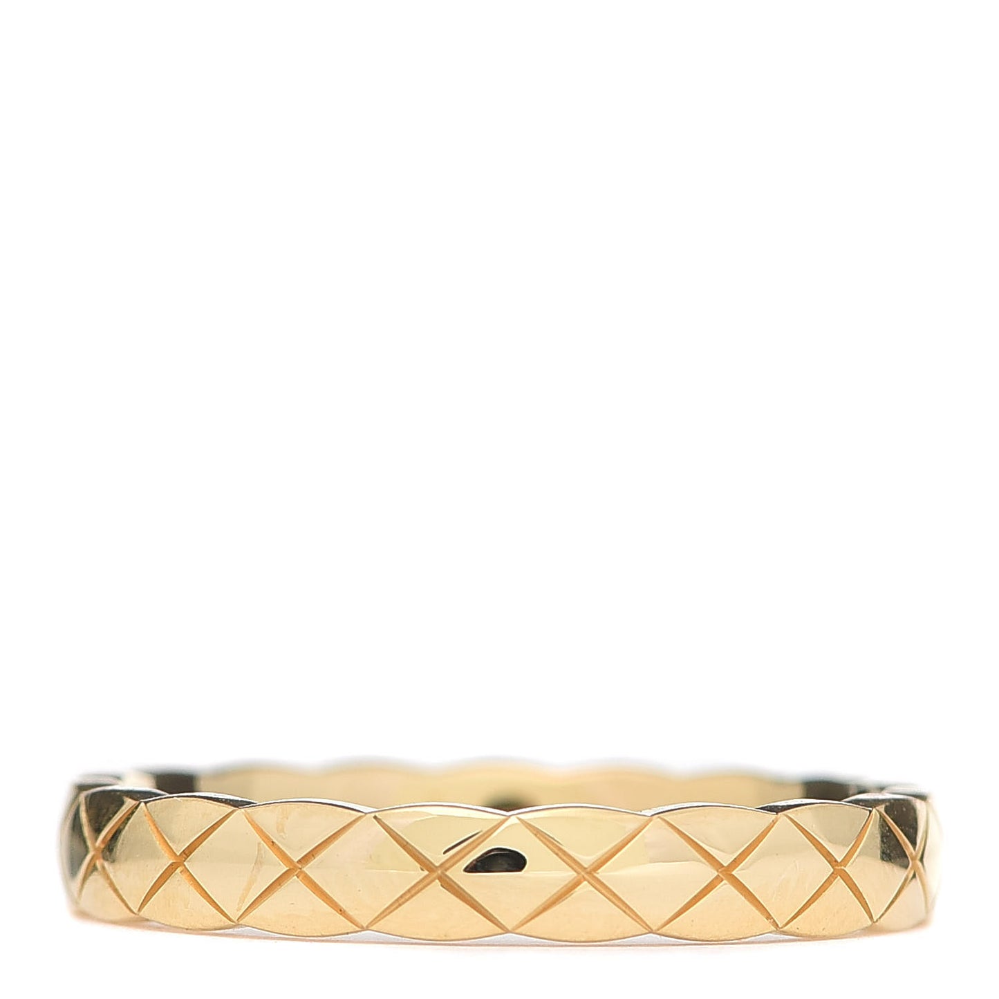18K Yellow Gold Mini Coco Crush Ring 55 7.25