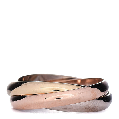 Cartier 18K Pink Yellow White Gold Classic Trinity Ring 53 6.5 3 of 6