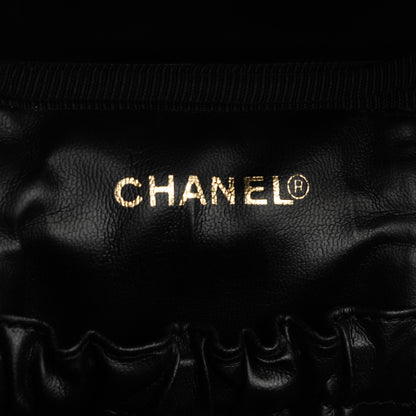 Chanel Caviar Vanity Cosmetic Case Black 7 of 9