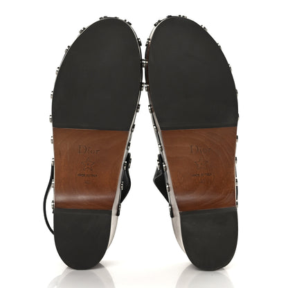 Christian Dior Calfskin Diorquake 20mm Slingback Clogs 40 Black 5 of 8