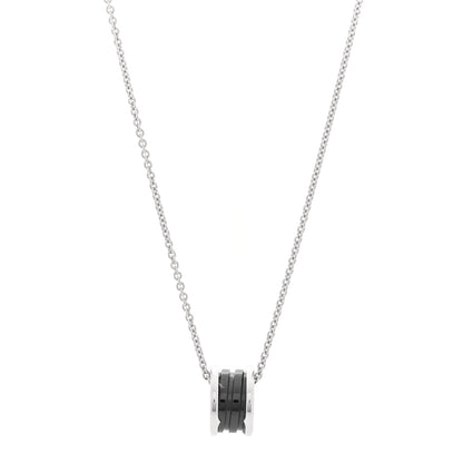 Bulgari Sterling Silver Ceramic Save The Children Pendant Necklace 1 of 6
