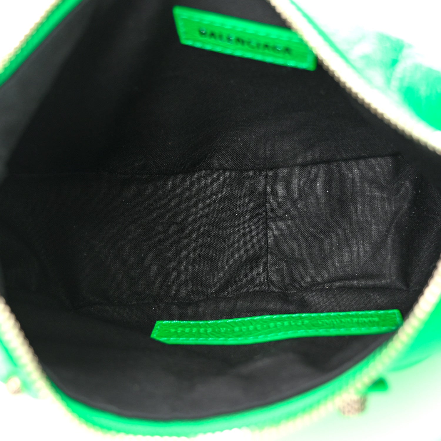 Balenciaga Agneau Arena Le Cagole Shoulder Bag XS Vivid Green 5 of 10