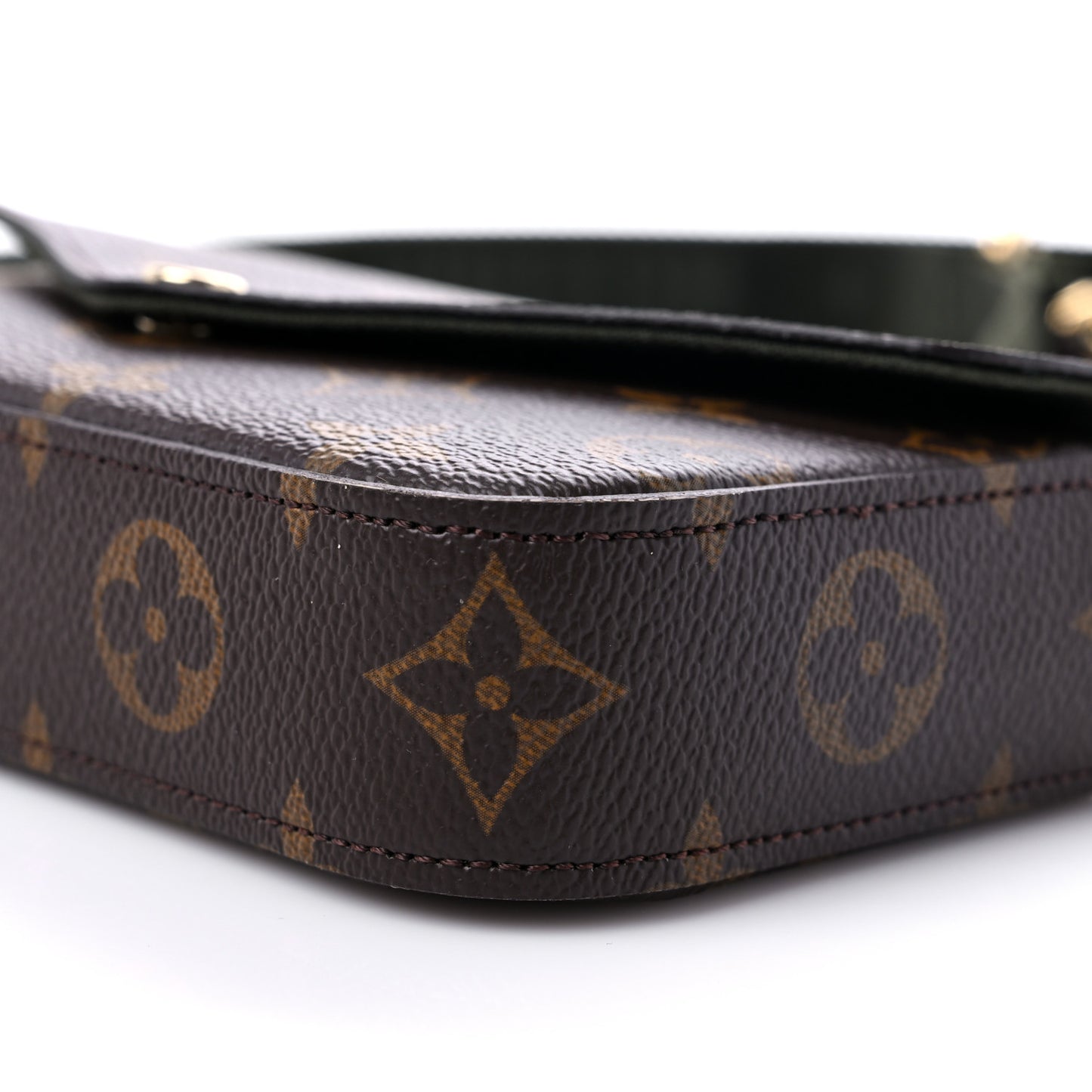 Monogram Felicie Strap & Go Kaki