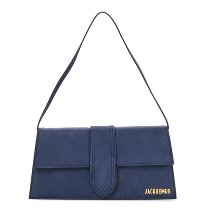 Jacquemus Suede Le Bambino Long Dark Navy 1 of 9