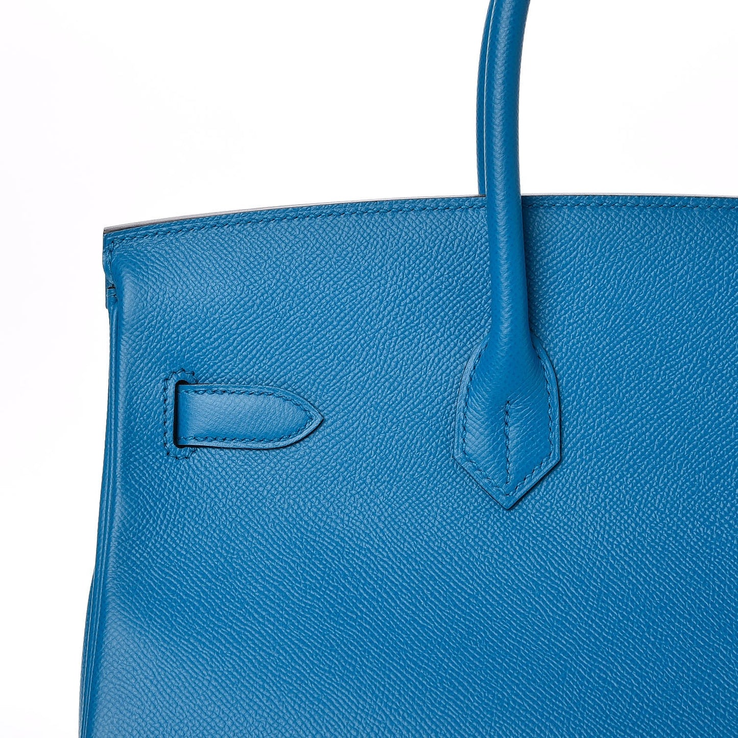 Epsom Birkin 35 Bleu Zanzibar