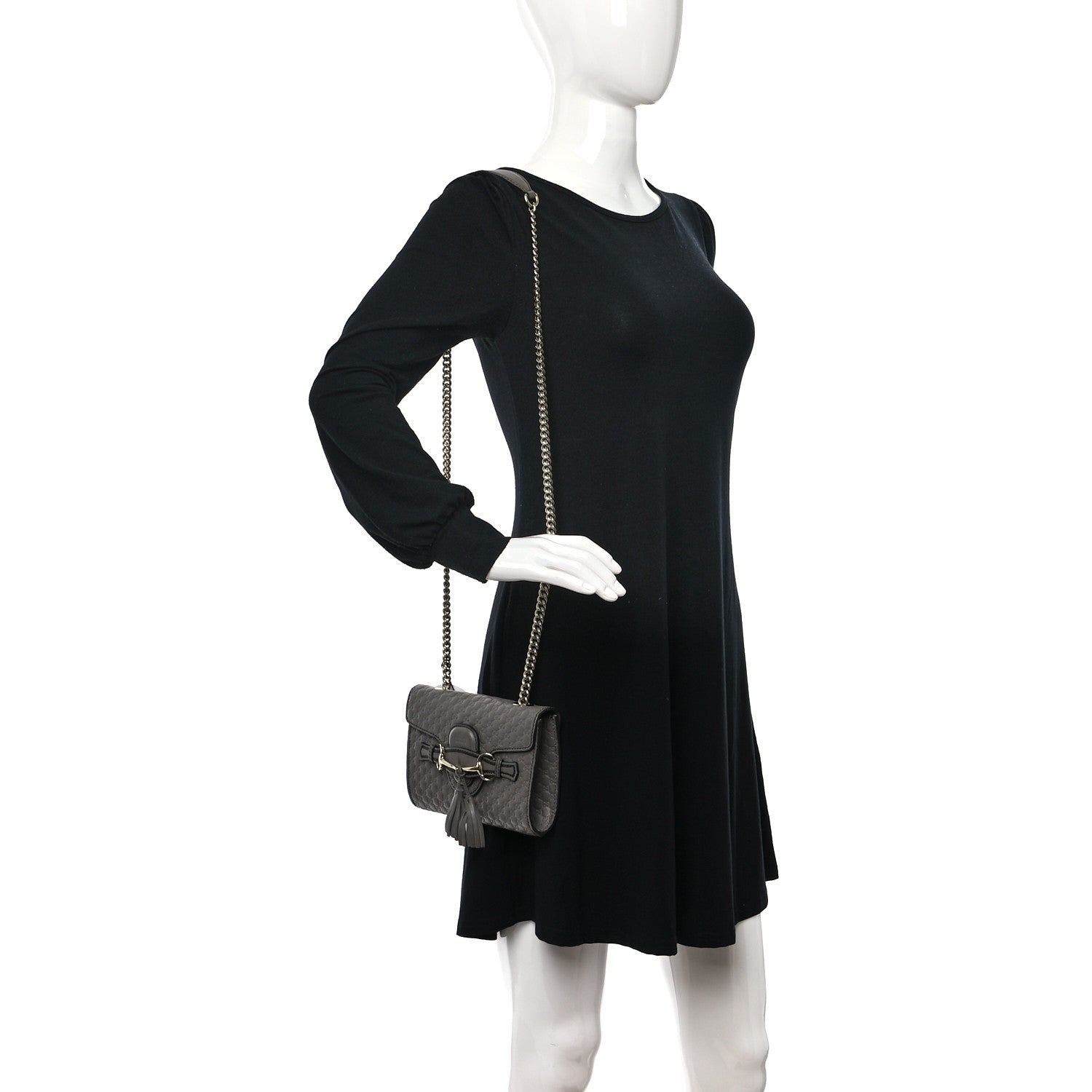 Gucci Soft Microguccissima Mini Emily Chain Shoulder Bag Loess 2 of 9