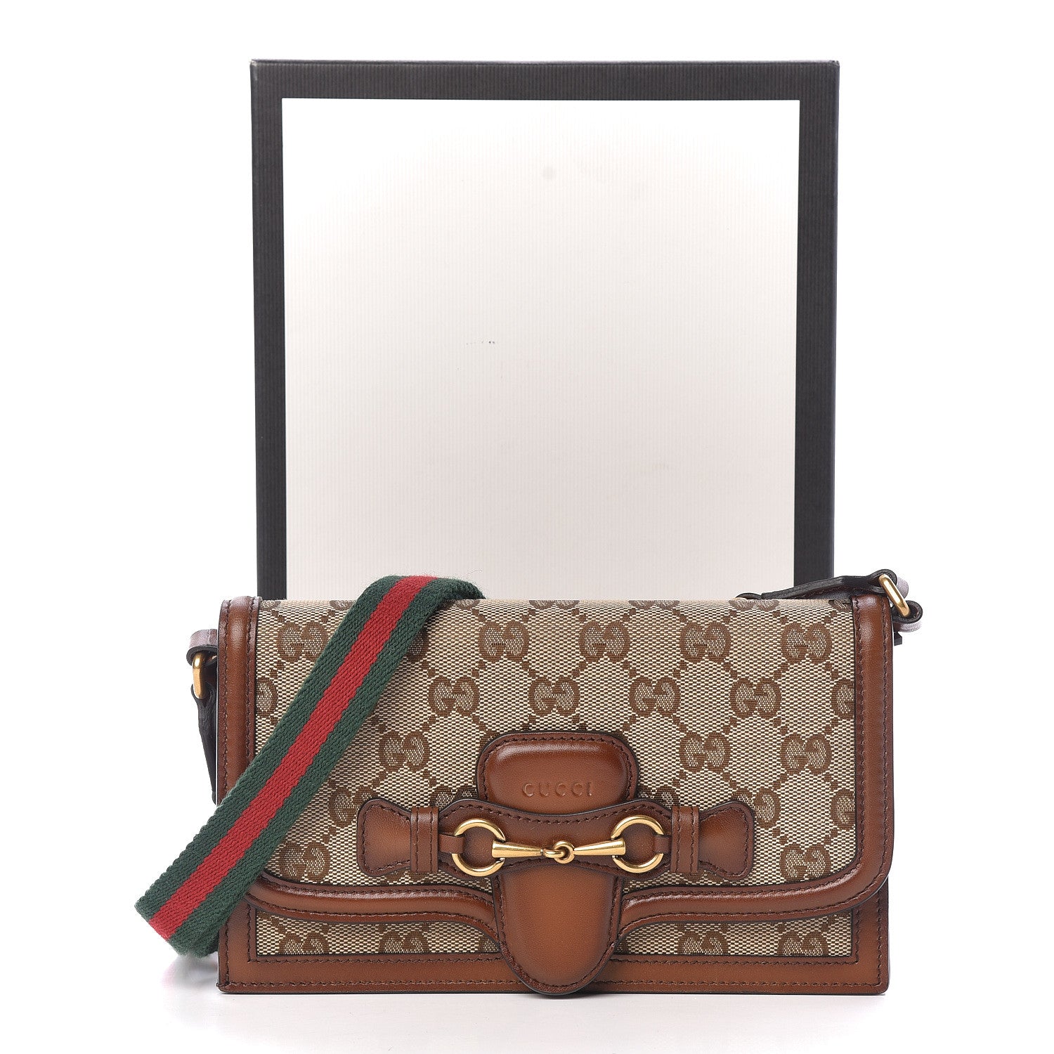 Gucci Monogram Lady Web Convertible Wallet Beige Cuir 13 of 13