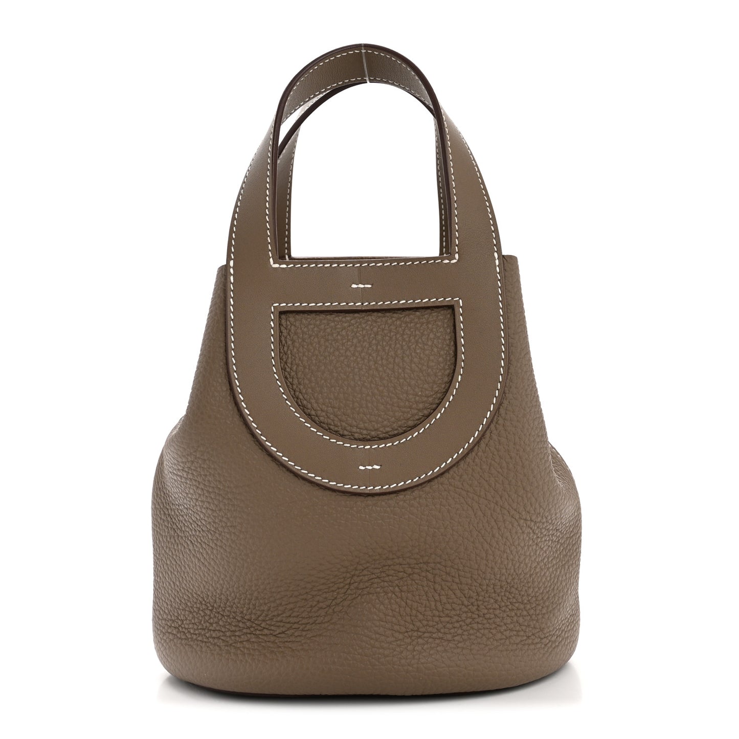 Taurillon Clemence Swift In-The-Loop 18 Bag Etoupe