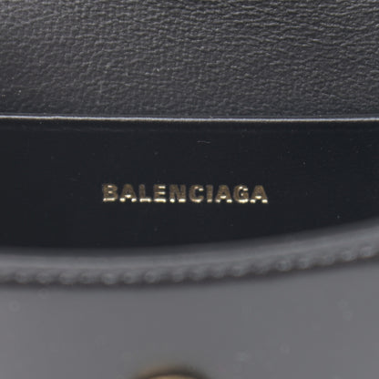 Balenciaga Shiny Box Calfskin Hourglass Top Handle Bag Mini Black 6 of 10